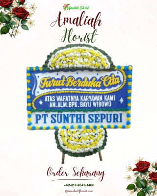 Papan Bunga Duka di Patani Barat