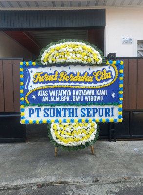 Papan Bunga Duka di Patani Barat
